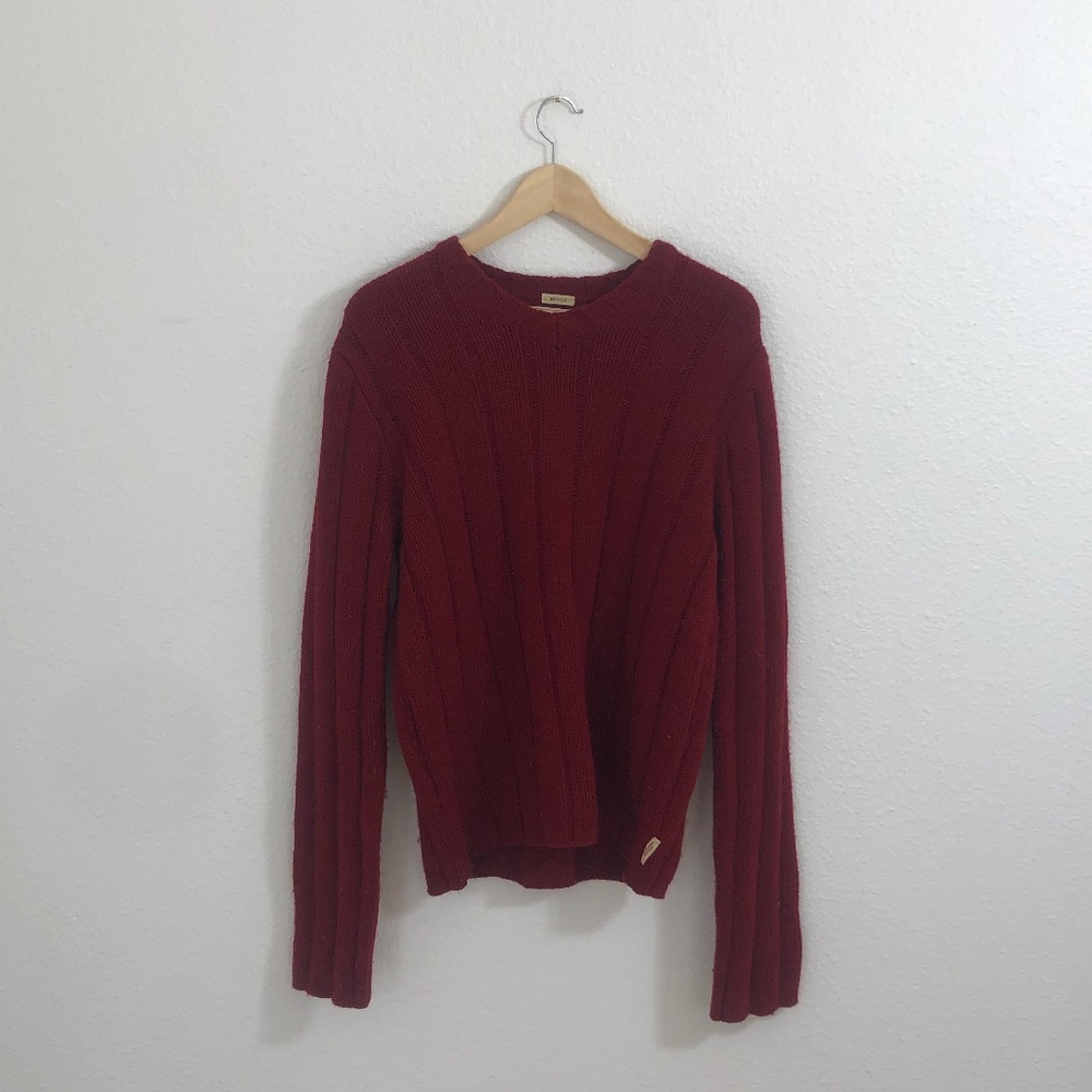 Vintage Red Wool Abercrombie & Fitch Sweater